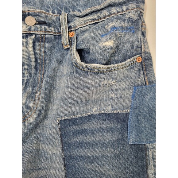 LEVIS 512 SLIM TAPER FIT Patches 5- Pocket Zip Fly  Men's JEANS Size W 33   L30 - Picture 12 of 16
